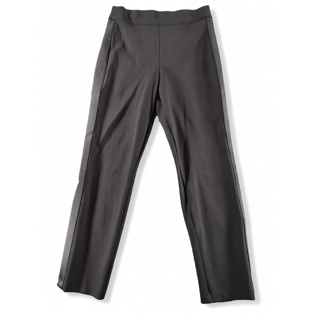 Spanx Tuxedo Stripe Ponte Pant M 20287R Slim Fit Stretch Leggings Dress Trousers